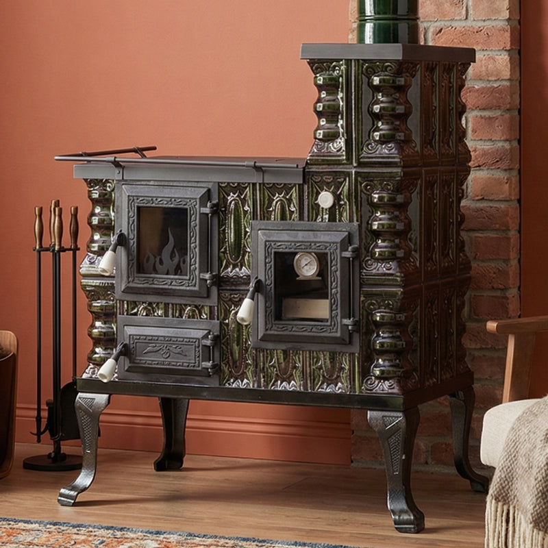 KERAMISKĀ KRĀSNS MODELIS 27 ZAĻA LABĀ 8 kW