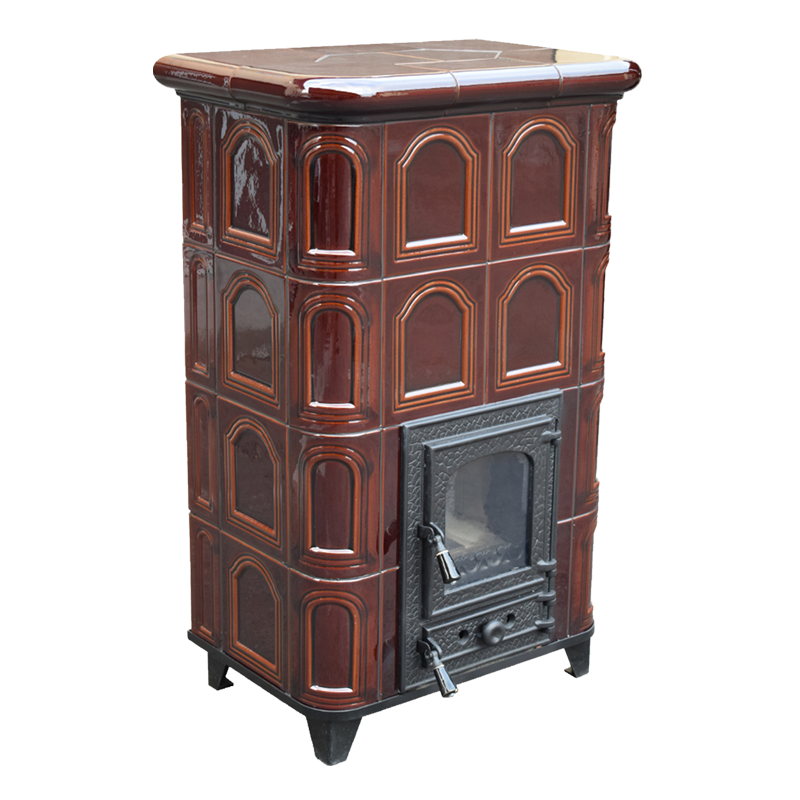 POÊLE CÉRAMIQUE MODÈLE 25 MARRON 10 kW
