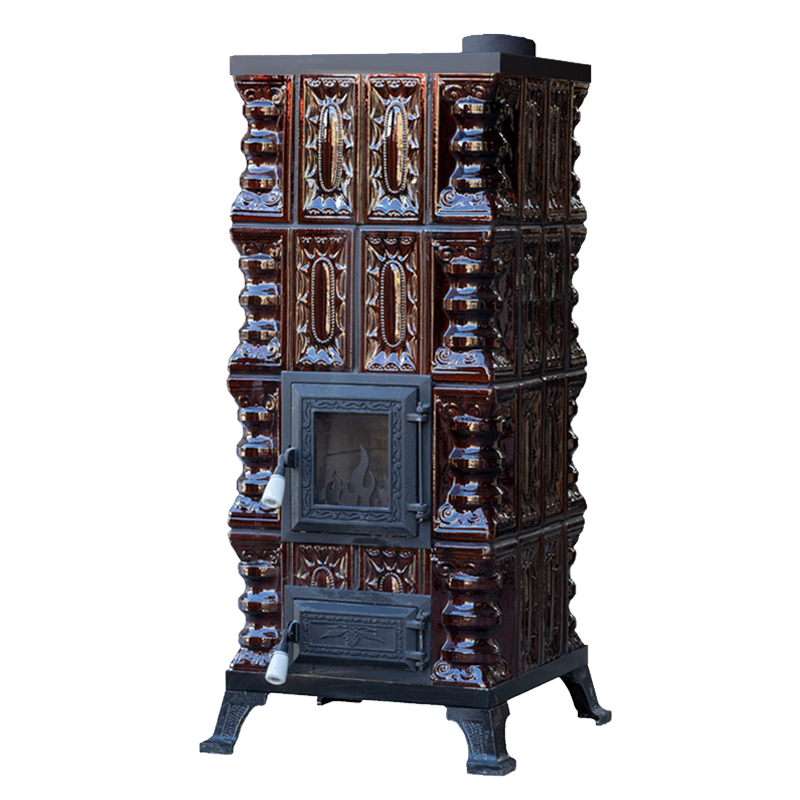 POÊLE CÉRAMIQUE MODÈLE 2 MARRON 7 kW