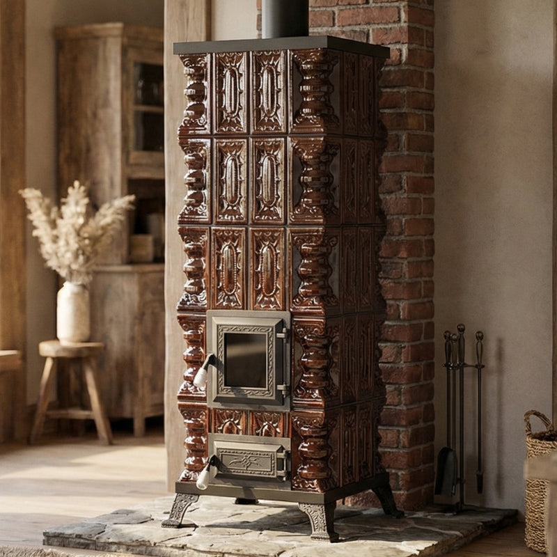 CERAMIC STOVE MODEL 3 BROWN 8 kW
