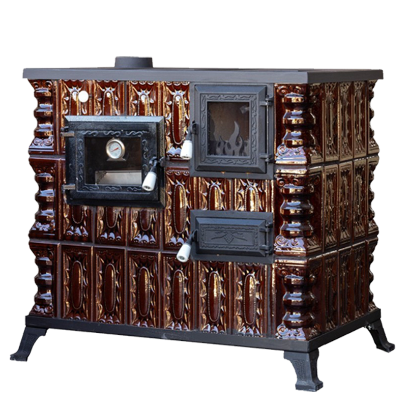 KERAMISKĀ KRĀSNS MODELIS 4 BRŪNA KREISĀ 10 kW