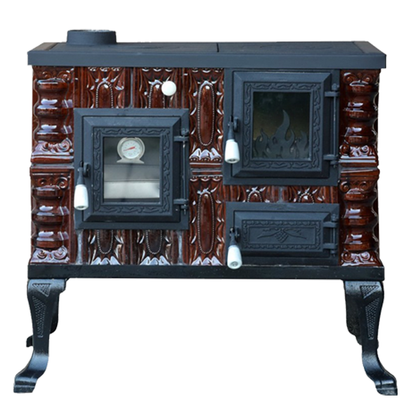 CERAMIC STOVE MODEL 7 BROWN LEFT 6,5 kW