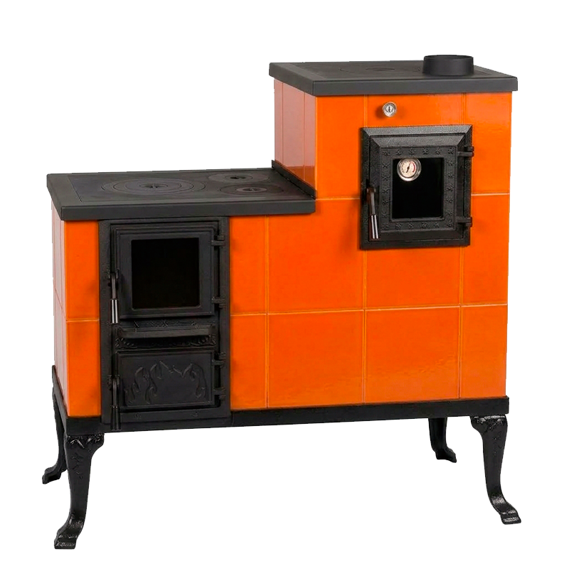CERAMIC STOVE MODEL 1 ORANGE RIGHT 10 kW