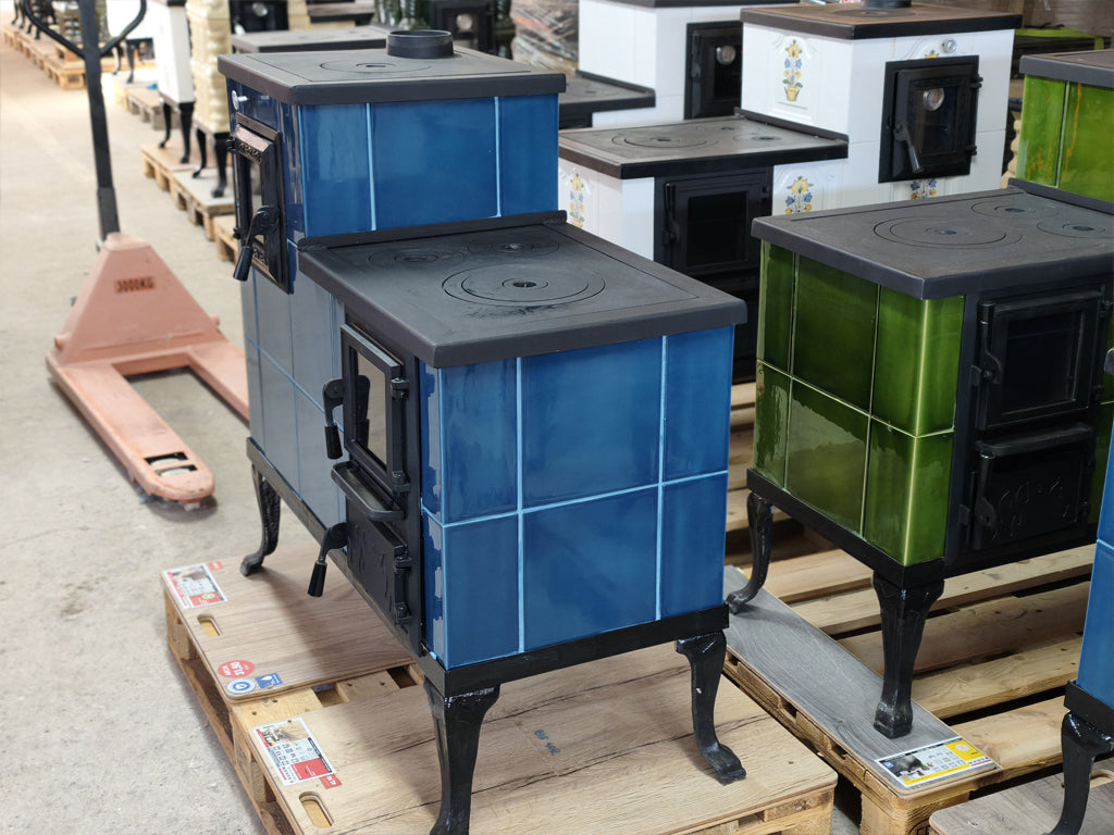 FORNELLO IN CERAMICA MODELLO 1 BLU SINISTRO 10 kW