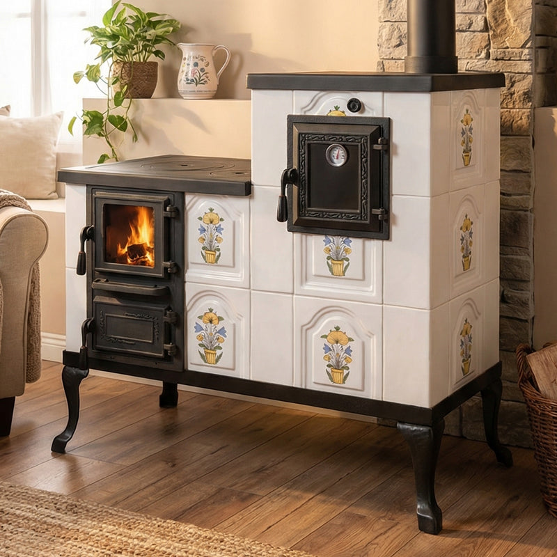 CERAMIC STOVE MODEL 1 FOLK RIGHT 10 kW
