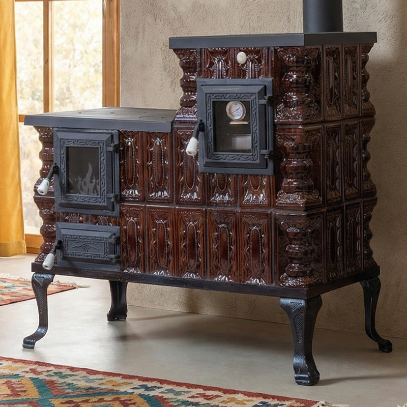 KERAMISKĀ KRĀSNS MODELIS 1 BRŪNA LABĀ 10 kW