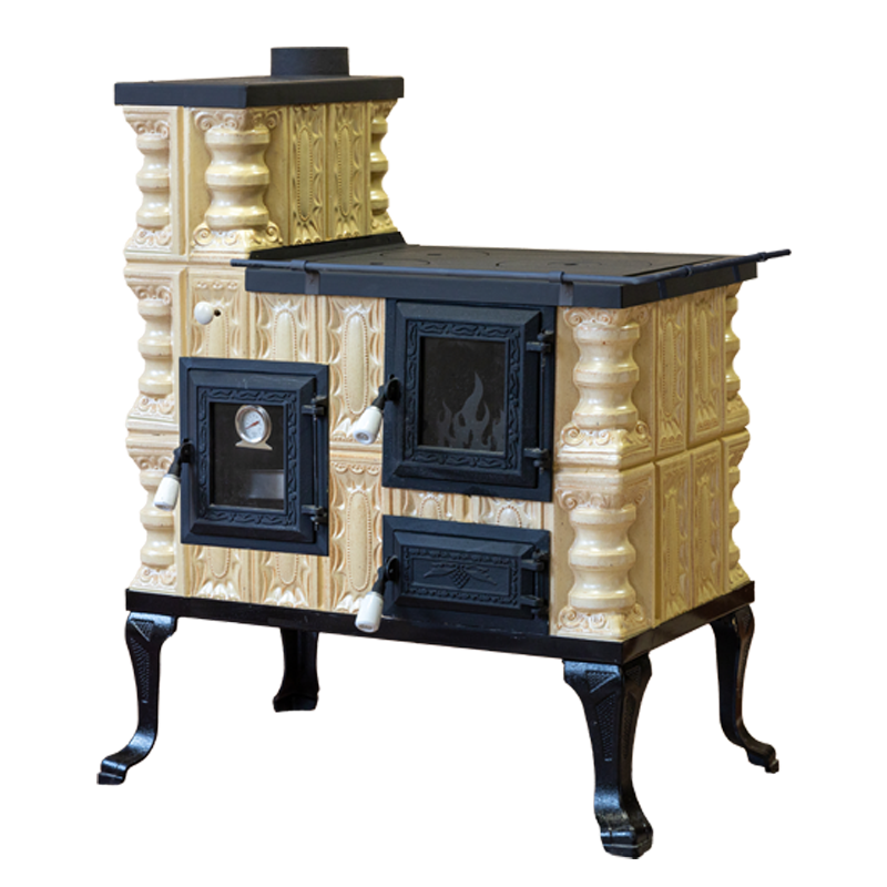 CERAMIC STOVE MODEL 27 CREAM LEFT 8 kW