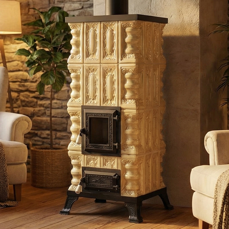 CERAMIC STOVE MODEL 2 CREAM 7 kW