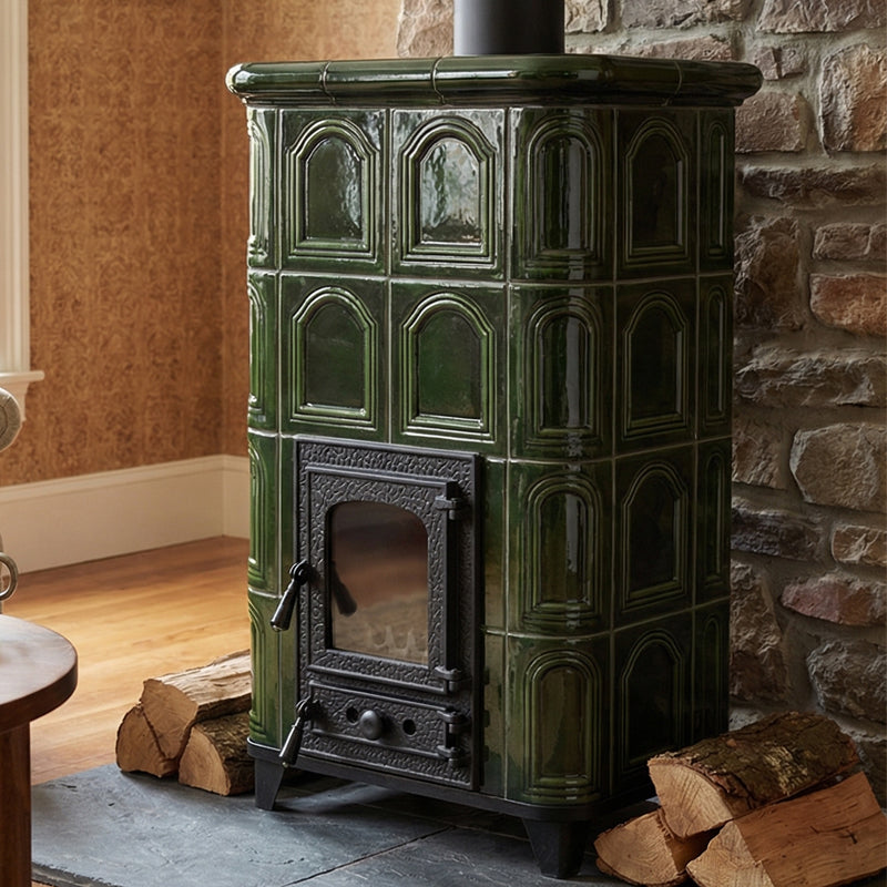 CERAMIC STOVE MODEL 25 GREEN 10 kW