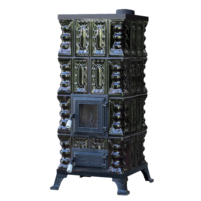 POÊLE CÉRAMIQUE MODÈLE 2 VERT 7 kW