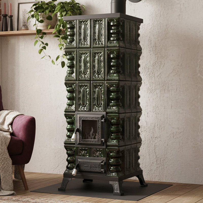 CERAMIC STOVE MODEL 3 GREEN 8 kW