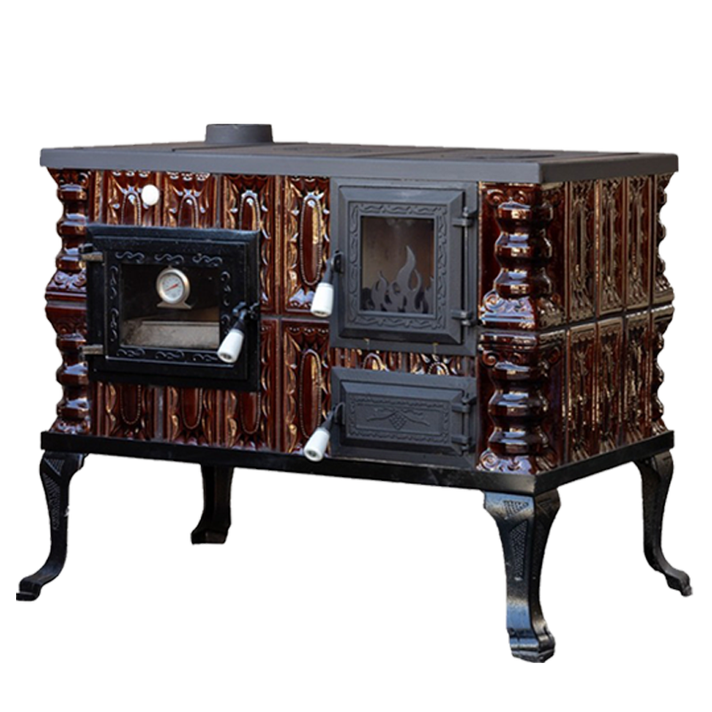 KERAMISKĀ KRĀSNS MODELIS 6 BRŪNA KREISĀ 10 kW