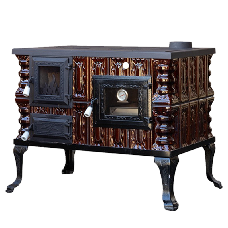 KERAMISKĀ KRĀSNS MODELIS 6 BRŪNA LABĀ 10 kW