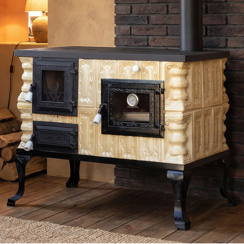 CERAMIC STOVE MODEL 6 CREAM RIGHT 10 kW