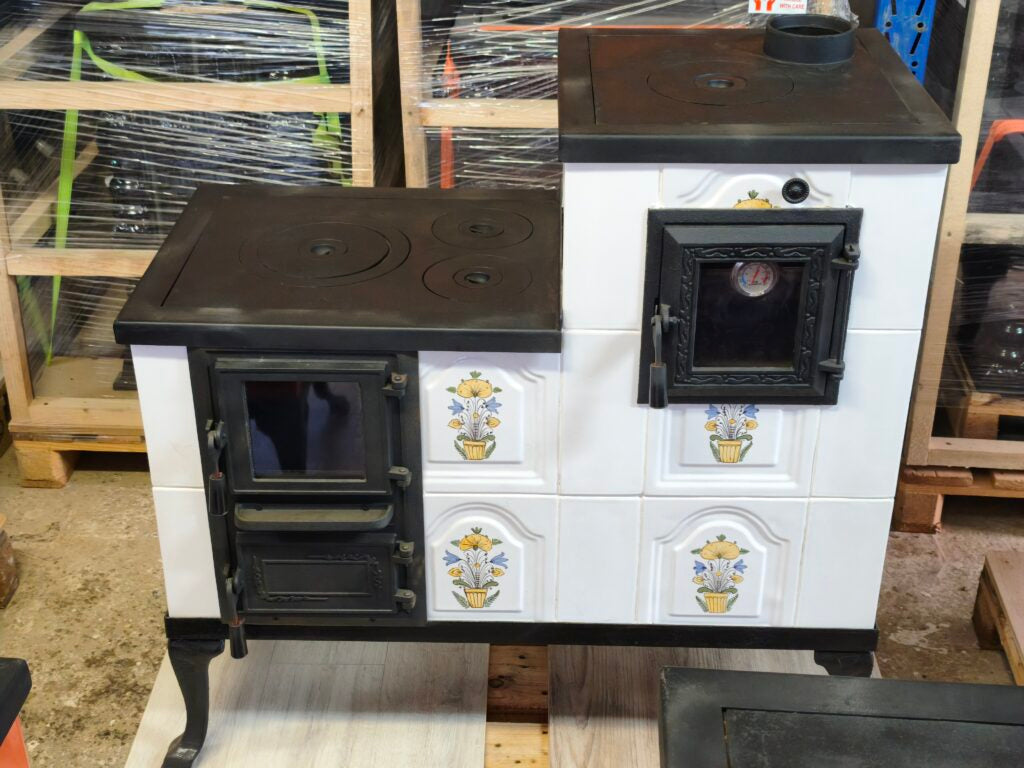 POÊLE CÉRAMIQUE MODÈLE 1 FOLK DROIT 10 kW
