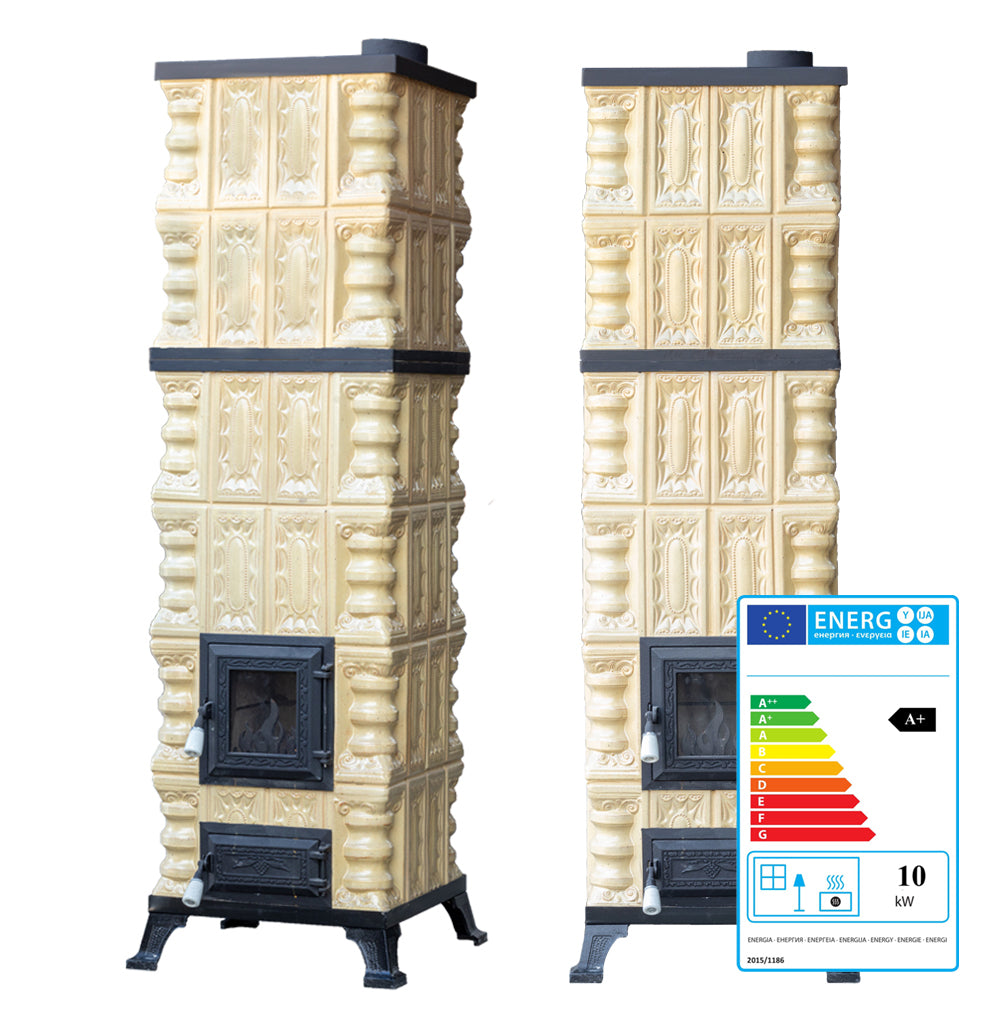 CERAMIC STOVE MODEL 11 CREAM 10 kW