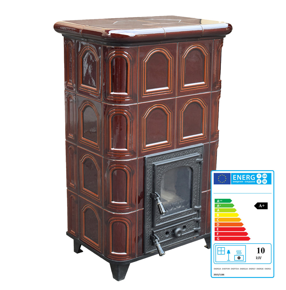 Piec ceramiczny model 25 brązowy 10 kW