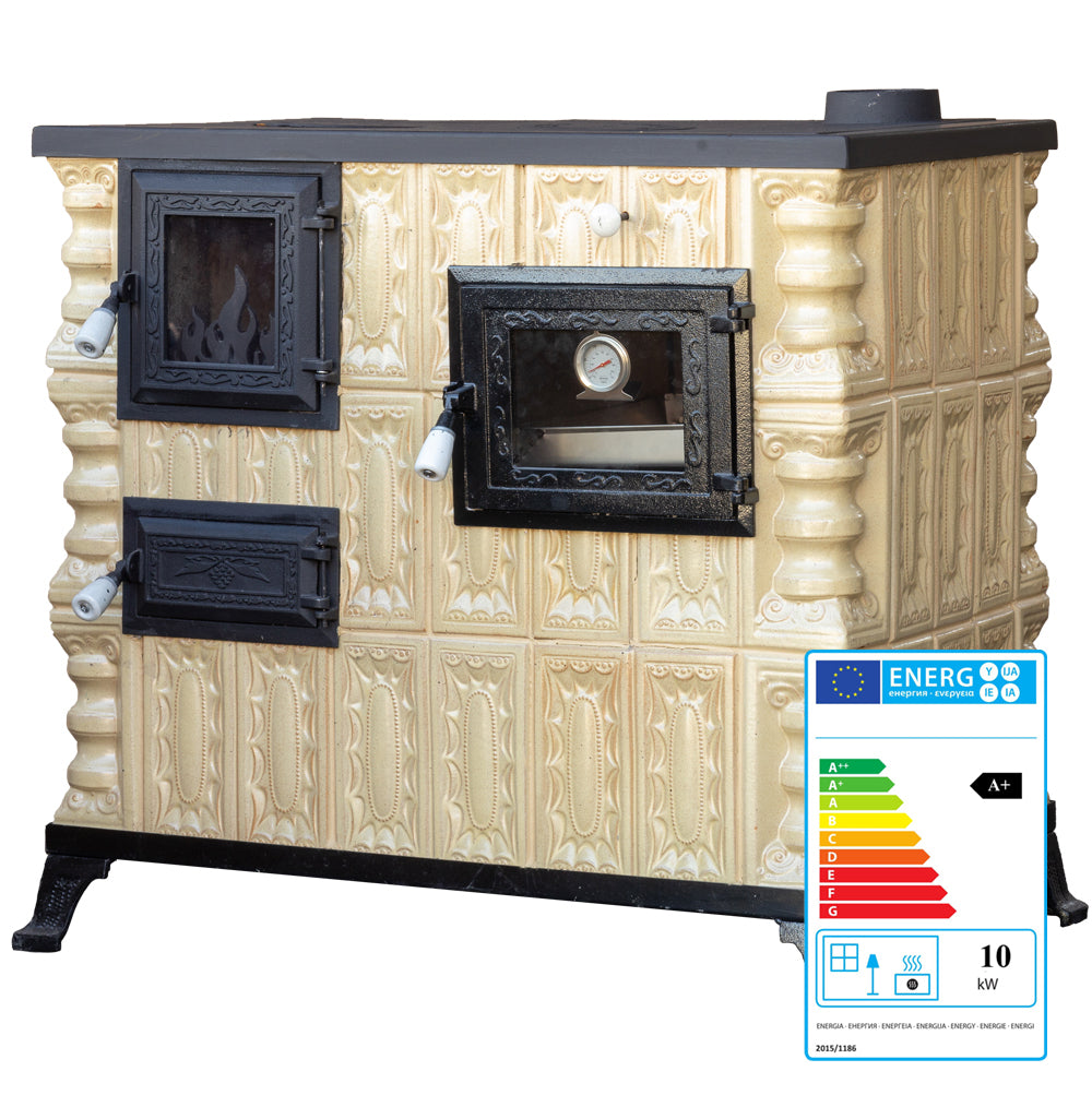 KERAMIKOFEN MODELL 4 CREME RECHTS 10 kW