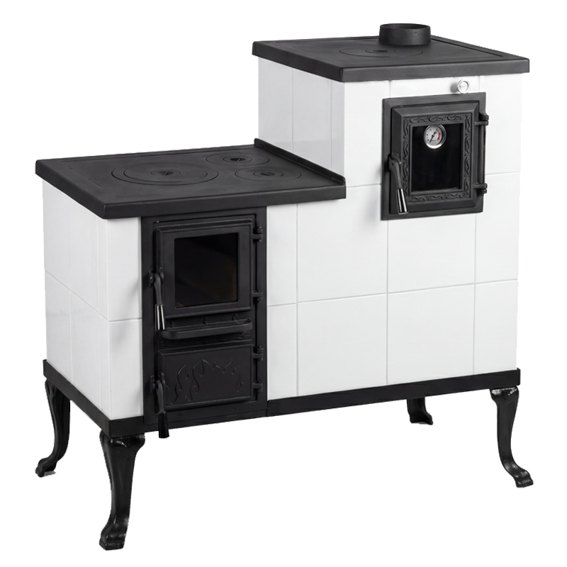 CERAMIC STOVE MODEL 1 WHITE RIGHT 10 kW